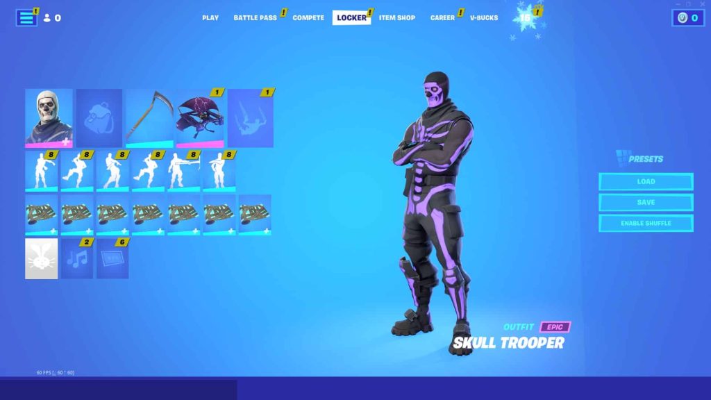 Og Skull Trooper Black Knight Mako Skins Damnmodz