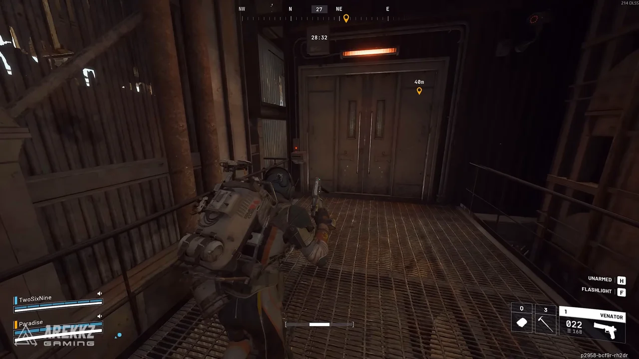 ARC Raiders Spaceport Shipping Warehouse upstairs key-room door