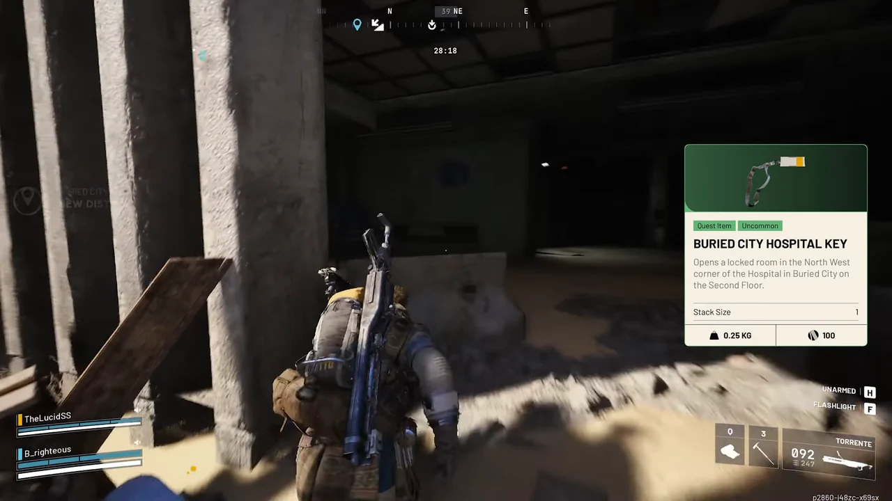 ARC Raiders Buried City Hospital exterior scaffolding route