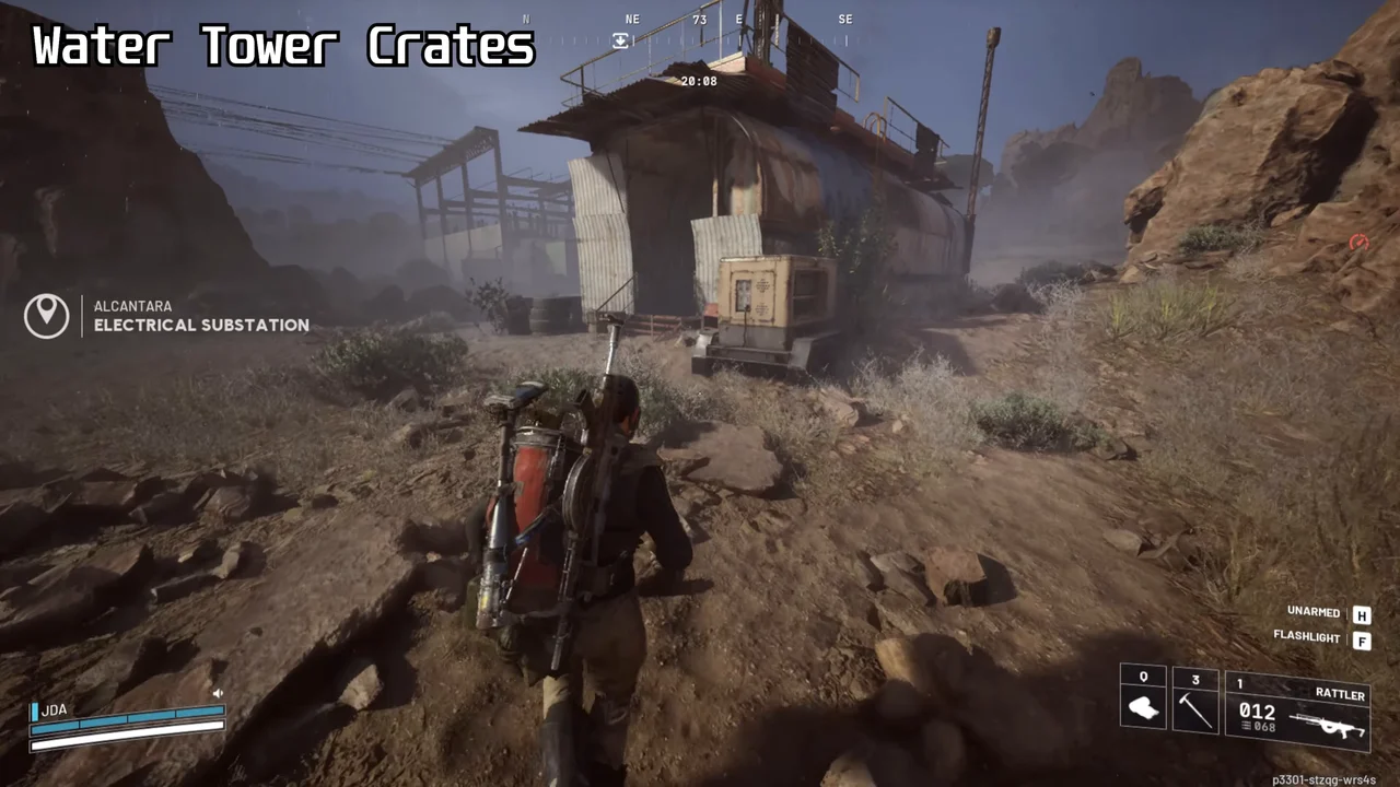 ARC Raiders Dam Battlegrounds Water Towers / Electrical Substation Field Depot approach