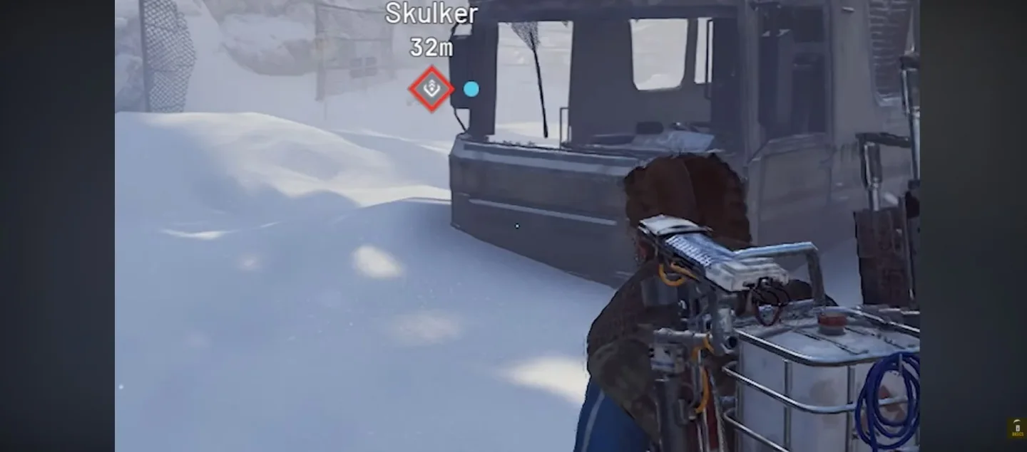 ARC Raiders Pendola Pass Skulker identified by the native enemy ping