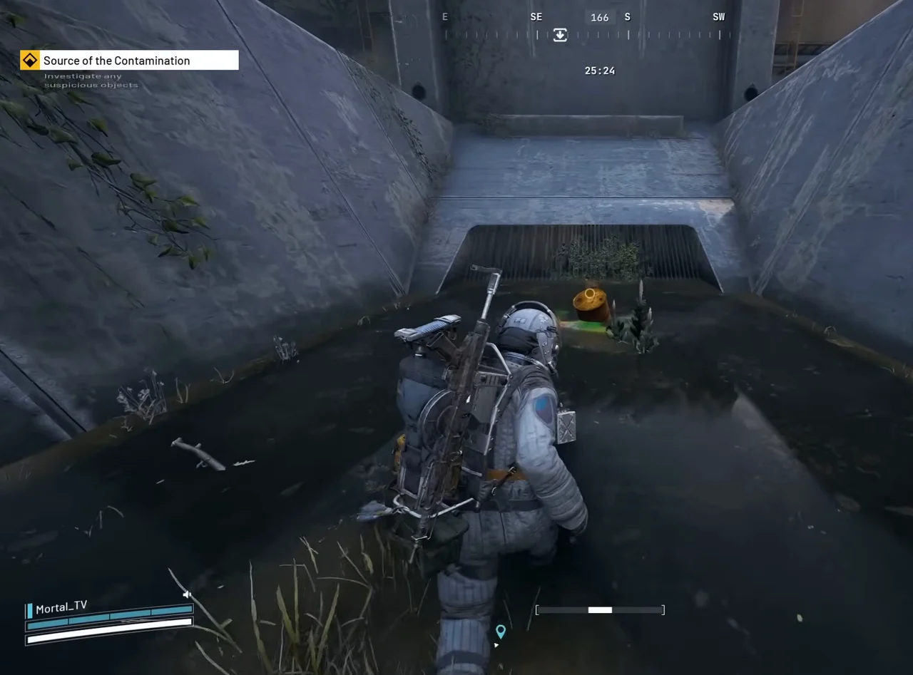 ARC Raiders Dam Battlegrounds Flood Spill Intake leaking barrel