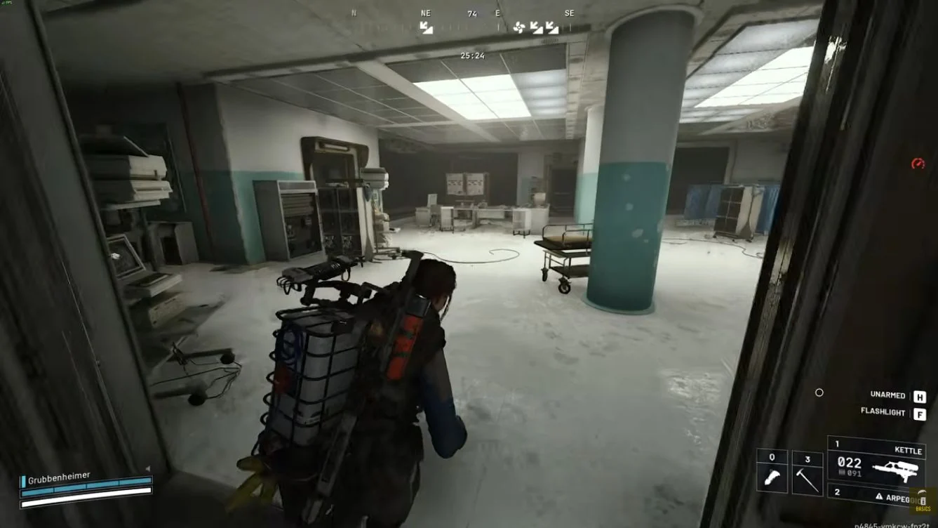 ARC Raiders Stella Montis Research Lab 3 interior with beds and medical equipment.