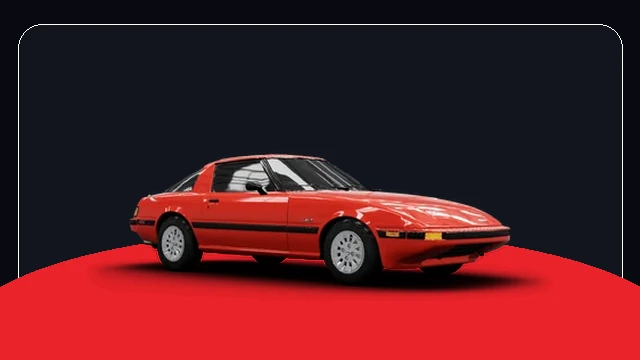 1985 Mazda RX-7 GSL-SE Forza Horizon 6 Treasure Car image