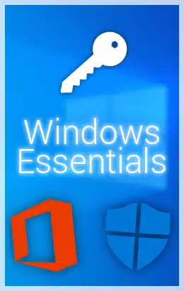 WINDOWS ESSENTIALS KEYS