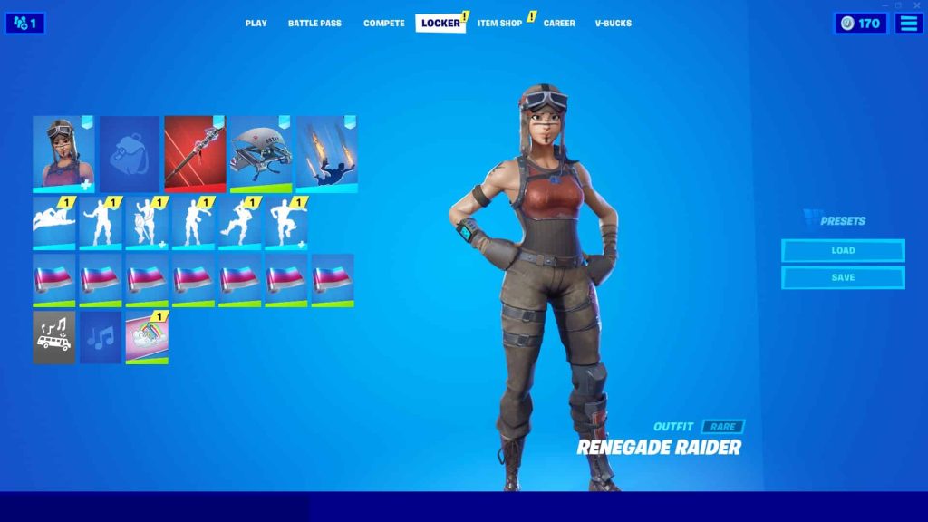 RENEGADE RAIDER, MAKO  55+ SKINS
