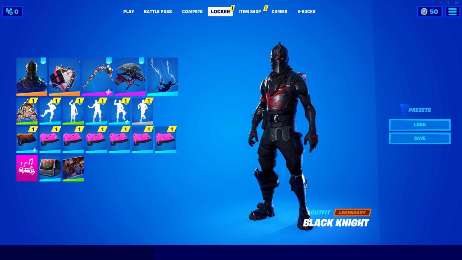 BLACK KNIGHT 30+ SKINS | DamnModz