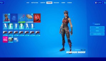 RENEGADE RAIDER, GLOW, MINTY, MAKO  120+ SKINS