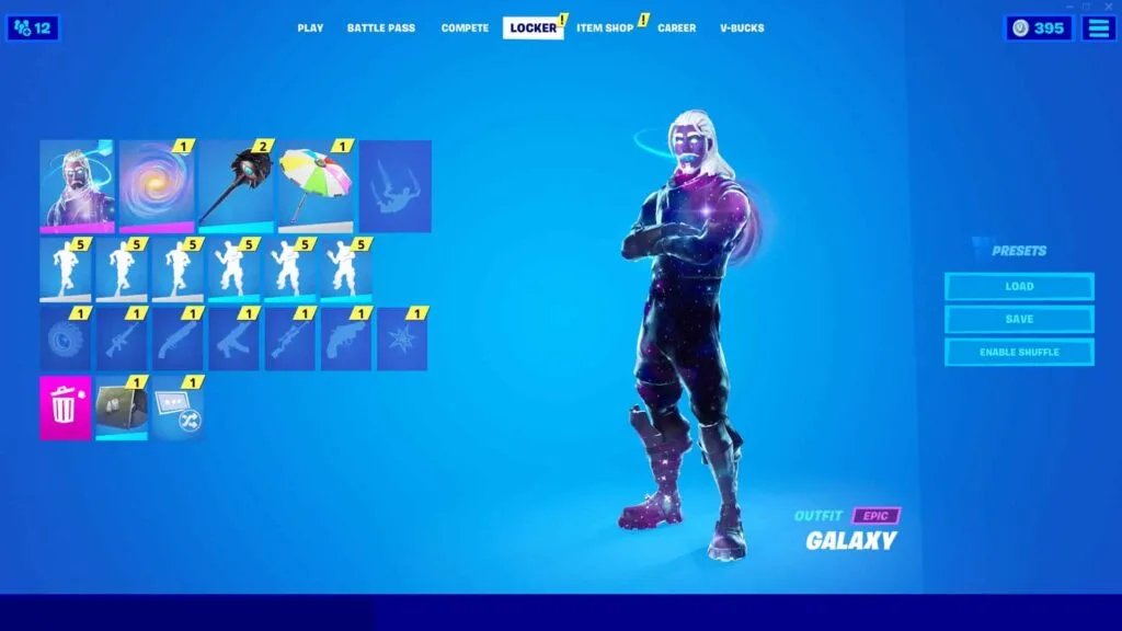 GLOW, GALAXY SKIN, MINTY  110+ SKINS