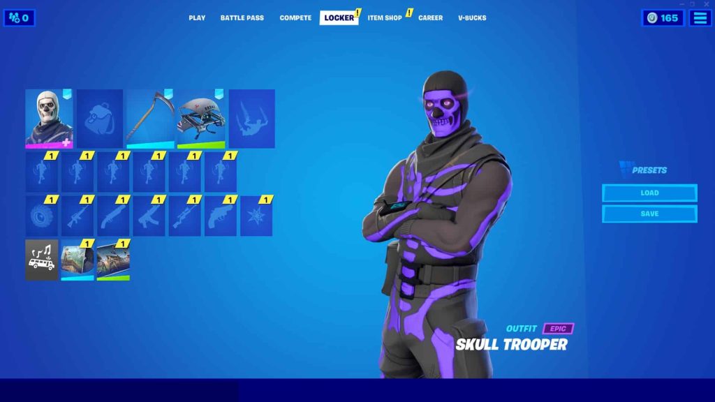 OG SKULL TROOPER, IKONIK, STEALTH REFLEX, MINTY, MAKO  150+ SKINS