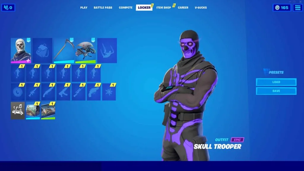 OG SKULL TROOPER, IKONIK, STEALTH REFLEX, MINTY, MAKO  150+ SKINS