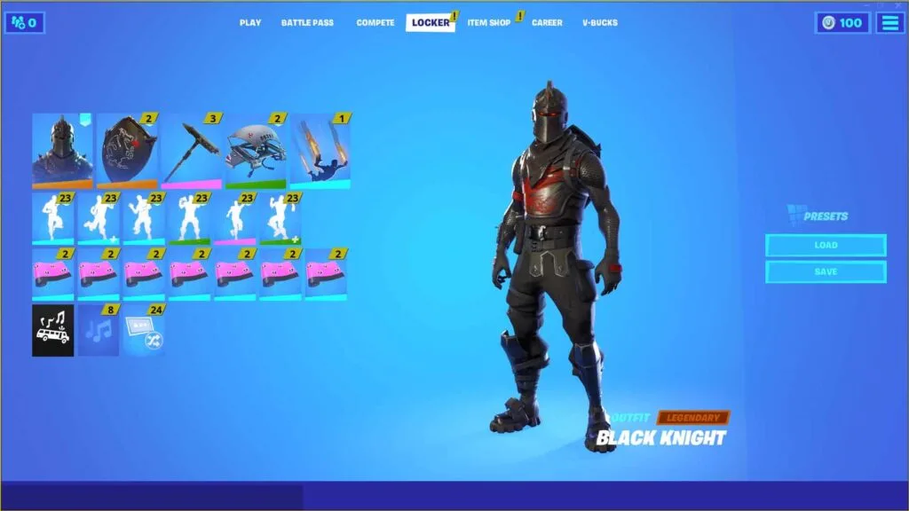BLACK KNIGHT, IKONIK, GLOW, MAKO  66+ SKINS