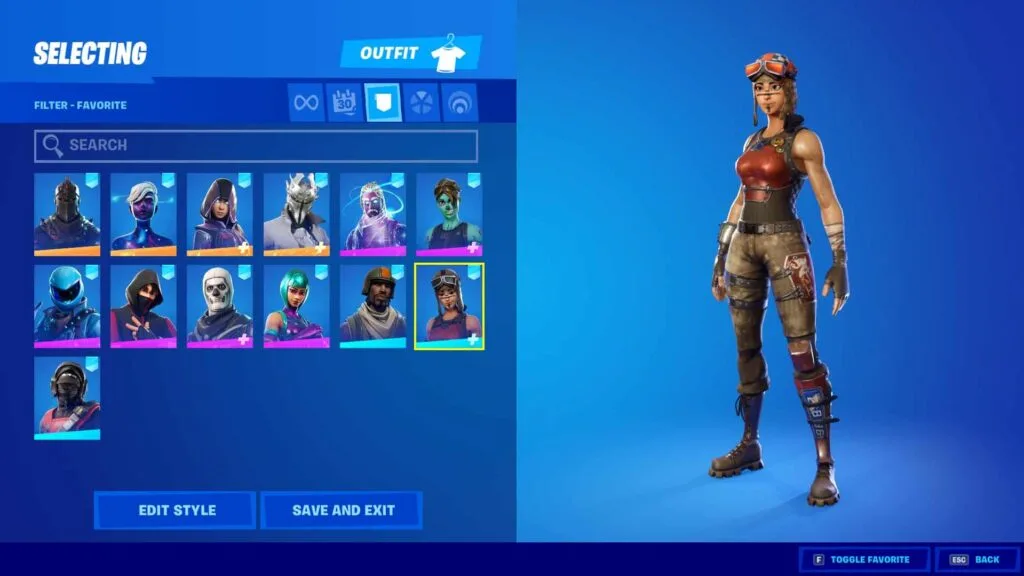 RENEGADE RAIDER, AERIAL ASSAULT, OG SKULL, BLACK KNIGHT, RAIDERS, MAKO AND MORE!!!!  342+ SKINS