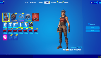 RENEGADE RAIDER, BLACK KNIGHT, RAIDERS REVENGE  88+ SKINS