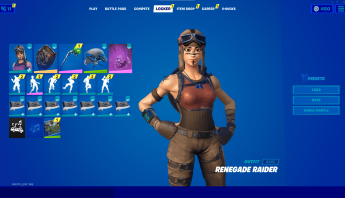 RENEGADE RAIDER, OG SKULL, BLACK KNIGHT, WONDER, GALAXY, 175+ SKINS