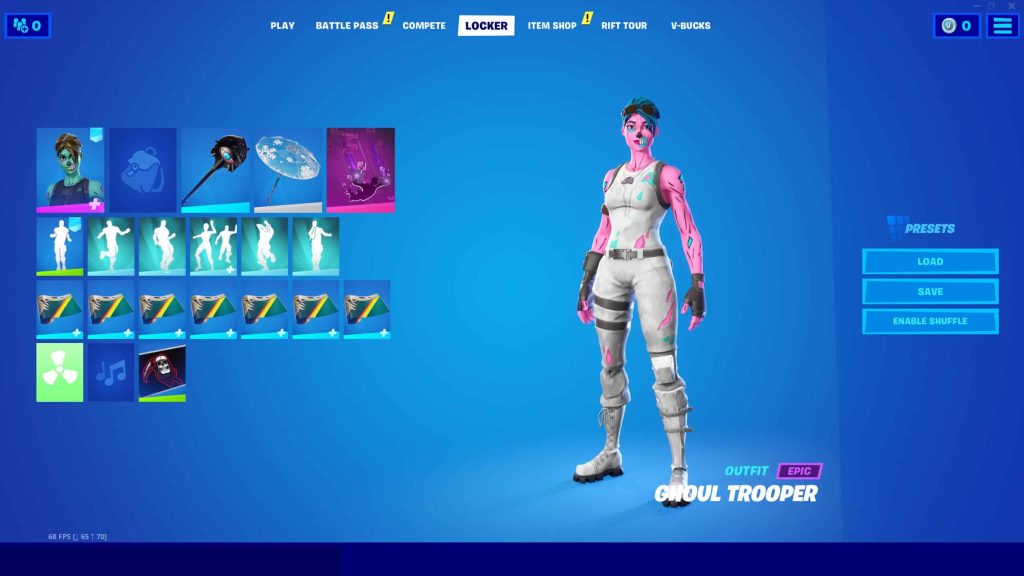 OG GHOUL, OG SKULL, BLACK KNIGHT, PSYCHO, MINTY  132+ SKINS