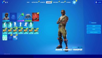 AERIAL ASSAULT, BLACK KNIGHT, GALAXY, GLOW, MINTY, MAKO  222+ SKINS