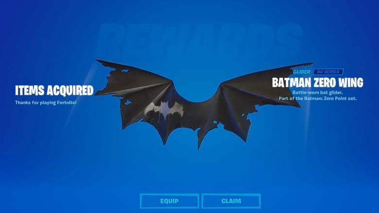 Batman Zero Wing Glider