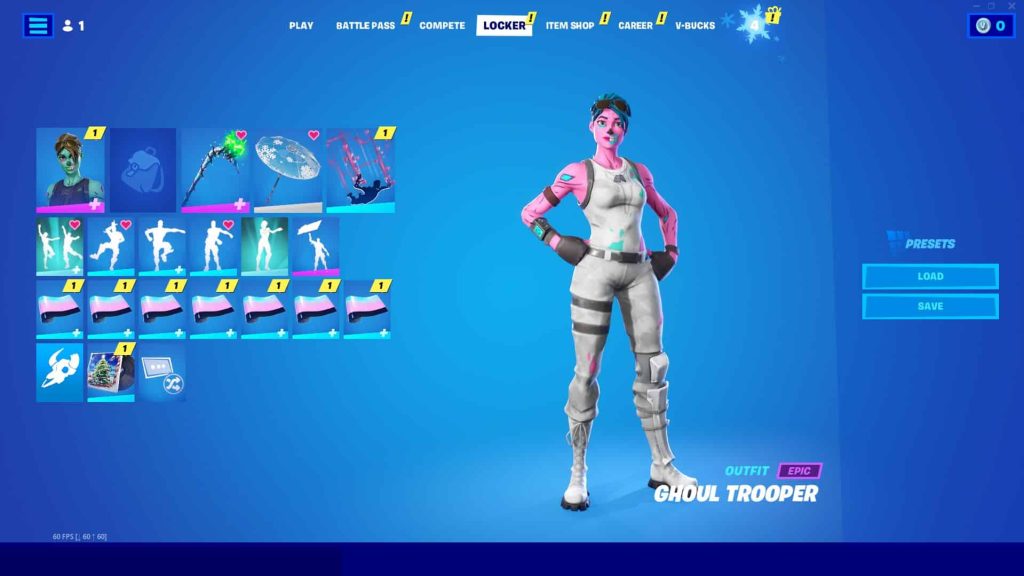 OG GHOUL TROOPER, MINTY, MAKO, 86 SKINS
