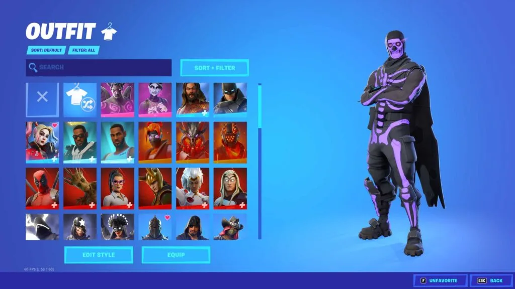 OG SKULL, BLACK KNIGHT, MAKO  85 SKINS