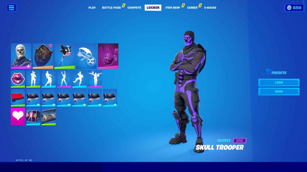 OG SKULL, BLACK KNIGHT, MAKO  40+ SKINS