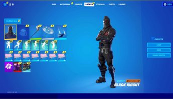BLACK KNIGHT, GLOW, WONDER, IRIS 200+ SKINS
