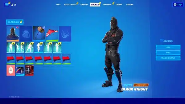 BLACK KNIGHT, 145+ SKINS