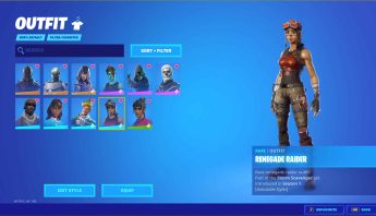 RENEGADE RAIDER, OG SKULL, OG GHOUL, AERIEL, RAIDERS, GLOW, EON, BLACK KNIGHT, MAKO, MINTY  255+ SKINS