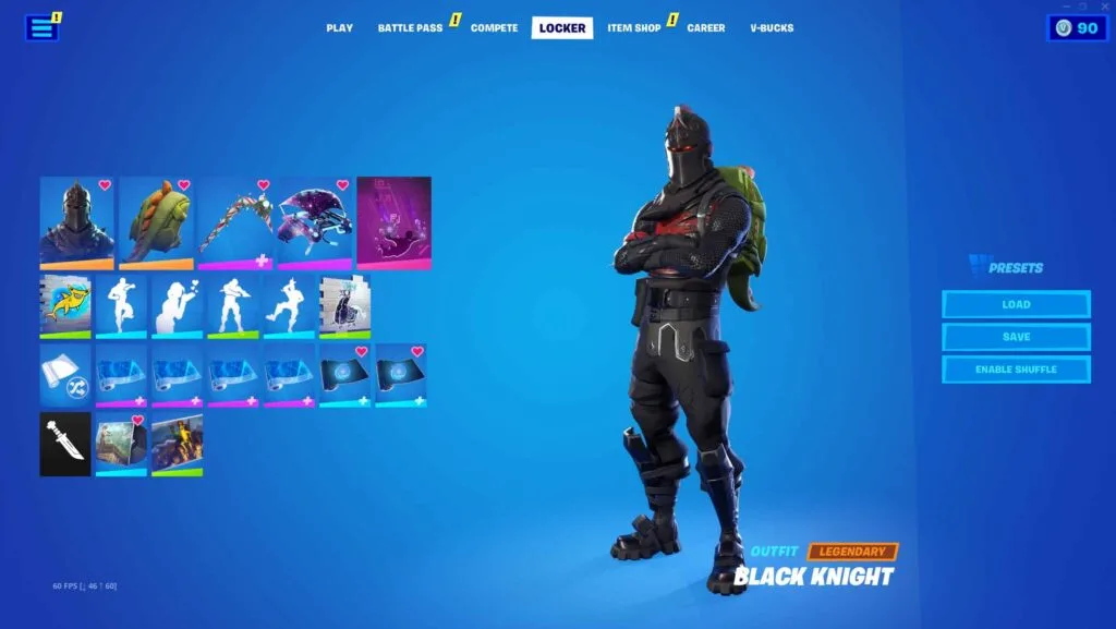 BLACK KNIGHT, HELIX, HONOR, IKONIK, BOMBER, GALAXY, REFLEX, EON, GLOW 385+ SKINS