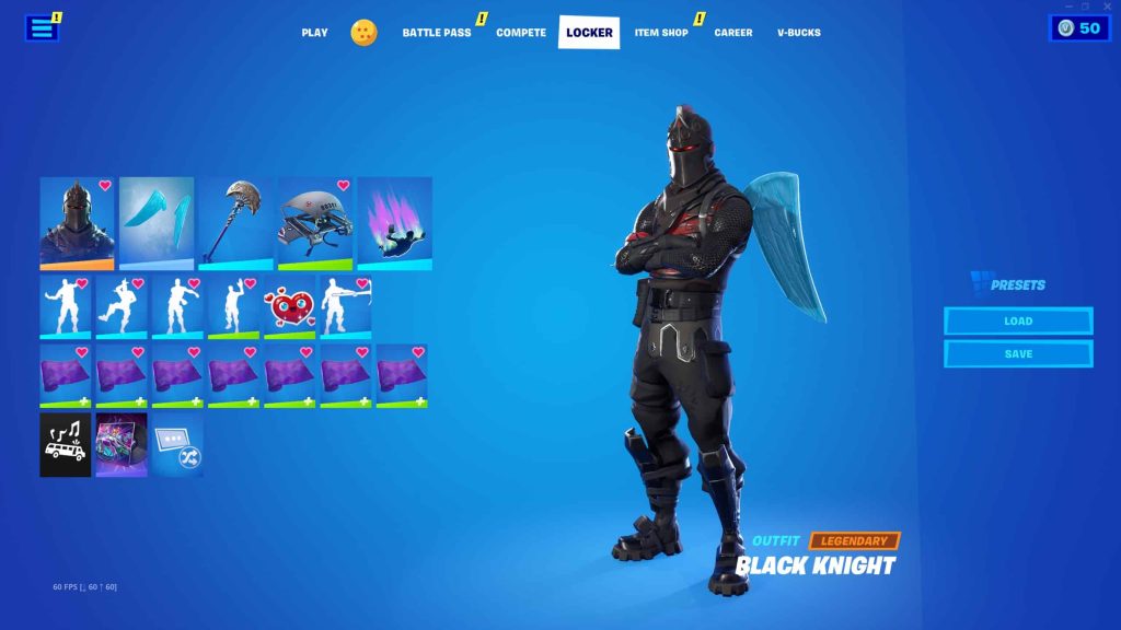 BLACK KNIGHT, IRIS, MAKO, 55+ SKINS