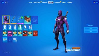 DARK VERTEX, EON, ROGUE SPIDER KNIGHT, IRIS, GALAXY, HONOR, REFLEX, MINTY, 560+ SKINS