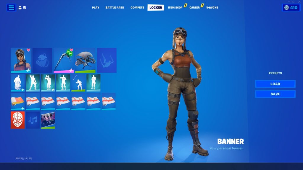 RENEGADE RAIDER, BLACK KNIGHT, GLOW, IKONIK, IRIS, MINTY, MAKO, 354 ...