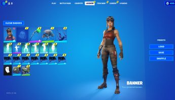 RENEGADE RAIDER, BLACK KNIGHT, GLOW, IKONIK, HONOR, ROYALE BOMBER, STEALTH REFLEX, MINTY, MAKO, 449+ SKINS