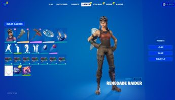 RENEGADE RAIDER, OG GHOUL, OG SKULL, BLACK KNIGHT, IRIS, RAIDERS REVENGE, MAKO, 178+SKINS