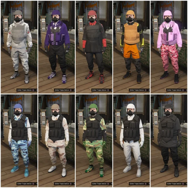 Male Modded Outfits