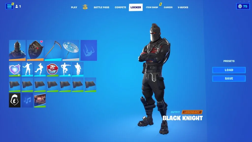BLACK KNIGHT, 100+ SKINS