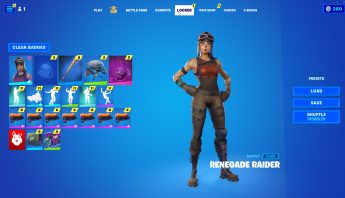 RENEGADE RAIDER, BLACK KNIGHT, ROYALE BOMBER, MAKO, 138+ SKINS