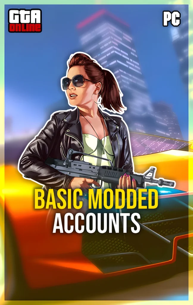 GTA Online PC basic modded account starter package with cash, rank and core unlocks for Grand Theft Auto V.