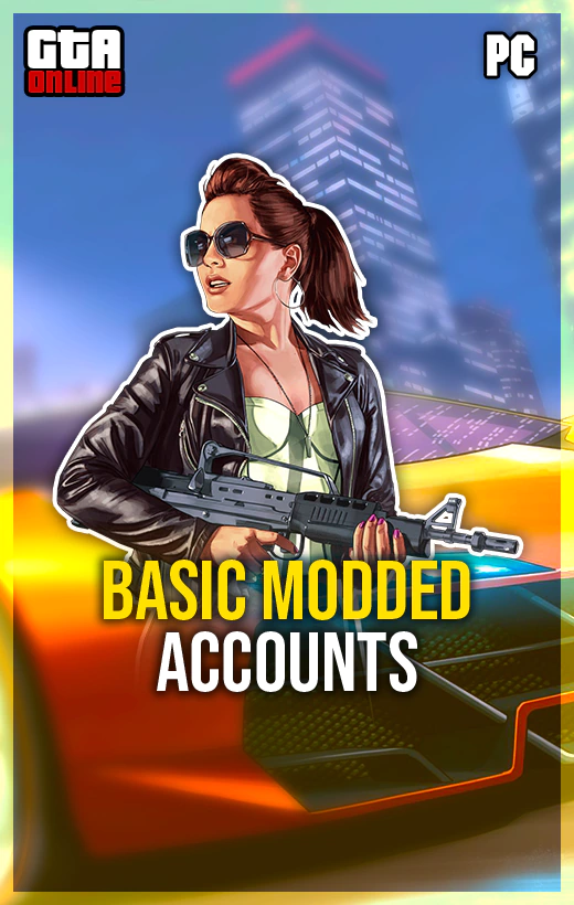 Buy GTA 5 ONLINE PC – Basic Modded Accounts For Sale