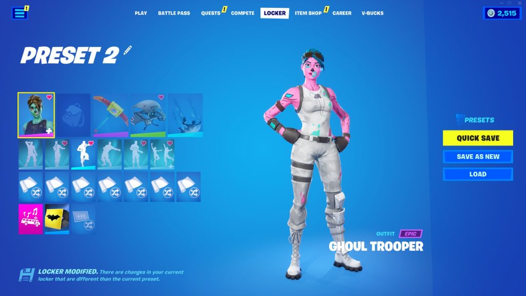 OG GHOUL, OG SKULL, BLACK KNIGHT, IKONIK, HONOR, MAKO, 280+ SKINS
