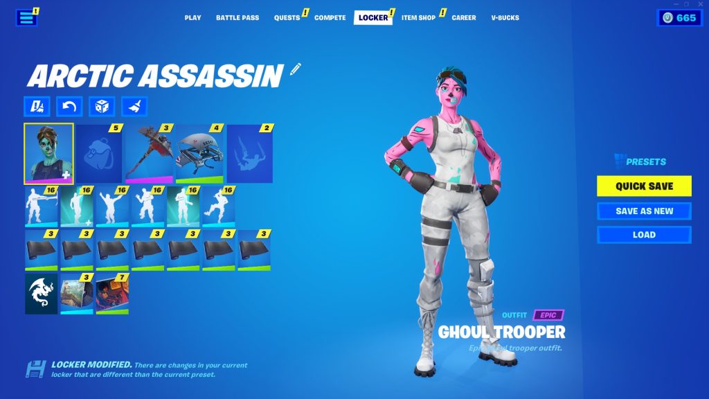 OG GHOUL, OG SKULL,  BLACK KNIGHT, IRIS, GALAXY, GLOW, RAIDERS REVENGE, MAKO, 260+ SKINS
