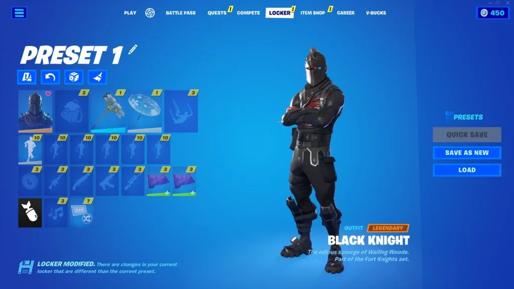 BLACK KNIGHT, 35+ SKINS