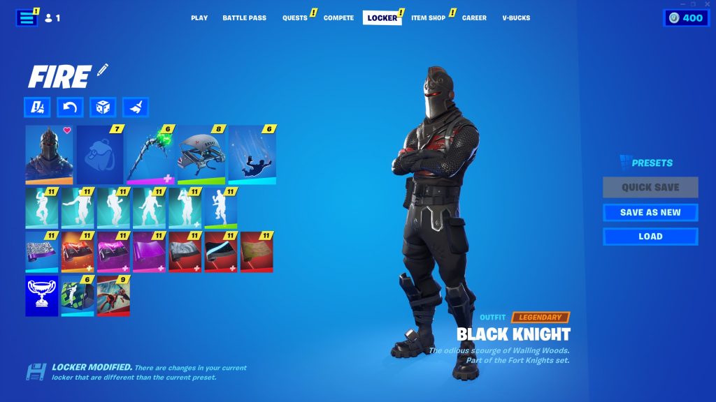 BLACK KNIGHT, WONDER, MINTY, MAKO, 185+ SKINS