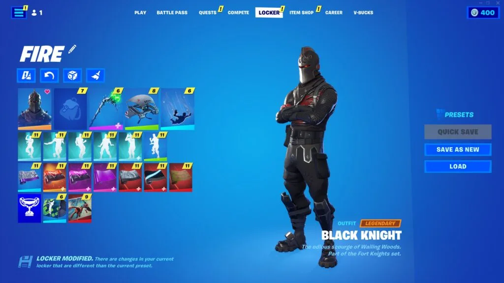 BLACK KNIGHT, WONDER, MINTY, MAKO, 185+ SKINS