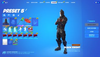 BLACK KNIGHT, ROGUE SPIDER KNIGHT, ROYALE BOMBER, GLOW, MINTY, 240+ SKINS