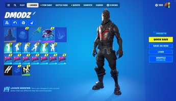 BLACK KNIGHT, GALAXY, IKONIK, MINTY, 280+ SKINS