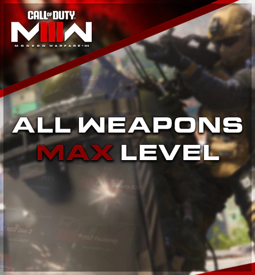 MW3 All Weapons Max Level