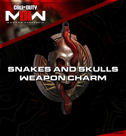 Call of Duty Modern Warfare 3 (MW3): Snakes and Skulls Weapon Charm