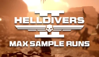 helldivers sampleRuns