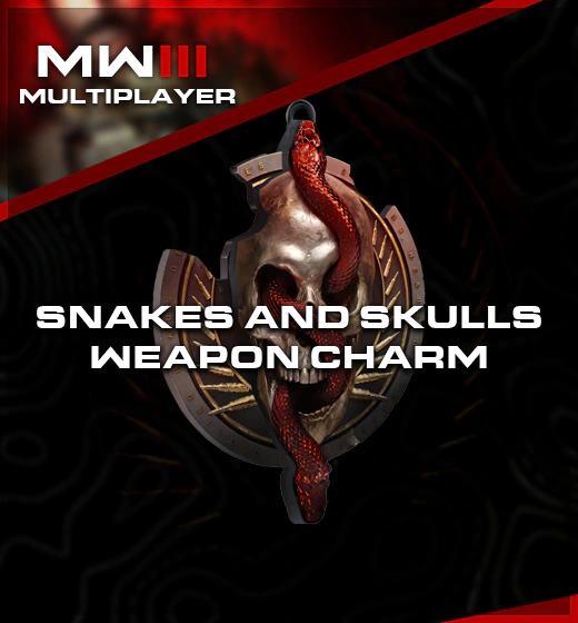 Call of Duty Modern Warfare 3 (MW3): Snakes and Skulls Weapon Charm